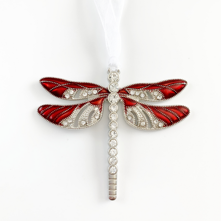 Red Dragonfly Keepsake Pendant Collection