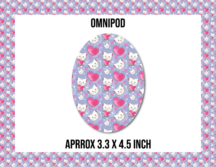 Kitten Love CGM Decorative Over Patch (No Hole)