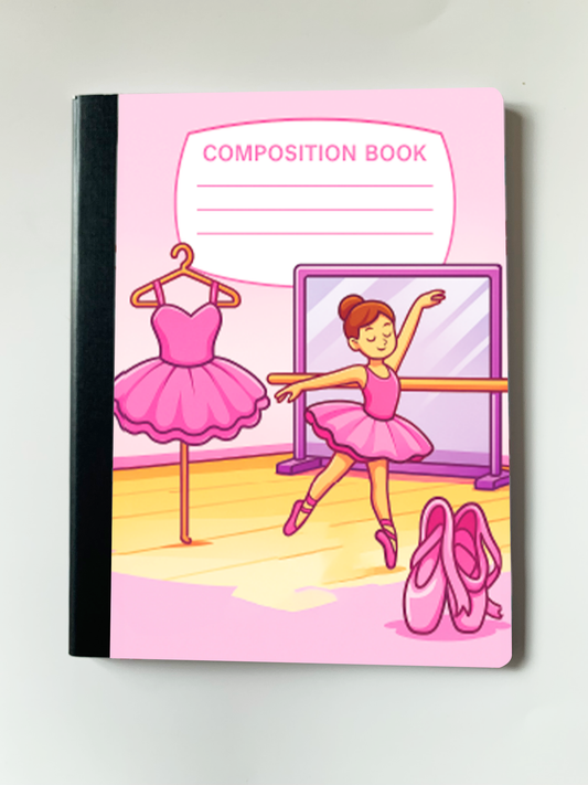 Personalized Composition Notebook- Ballet Class