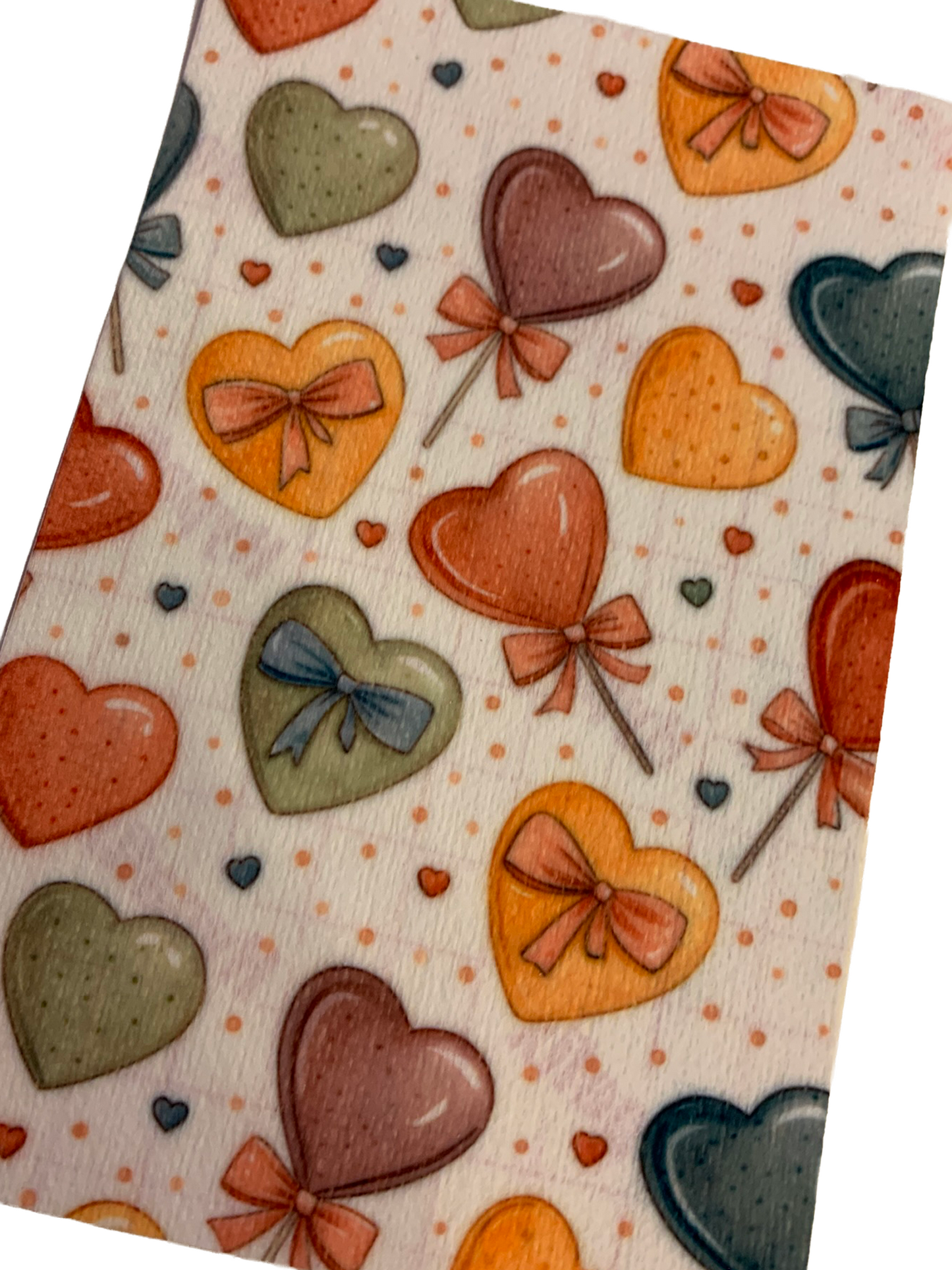 Colourful Heart Lollipops Tubie Tape