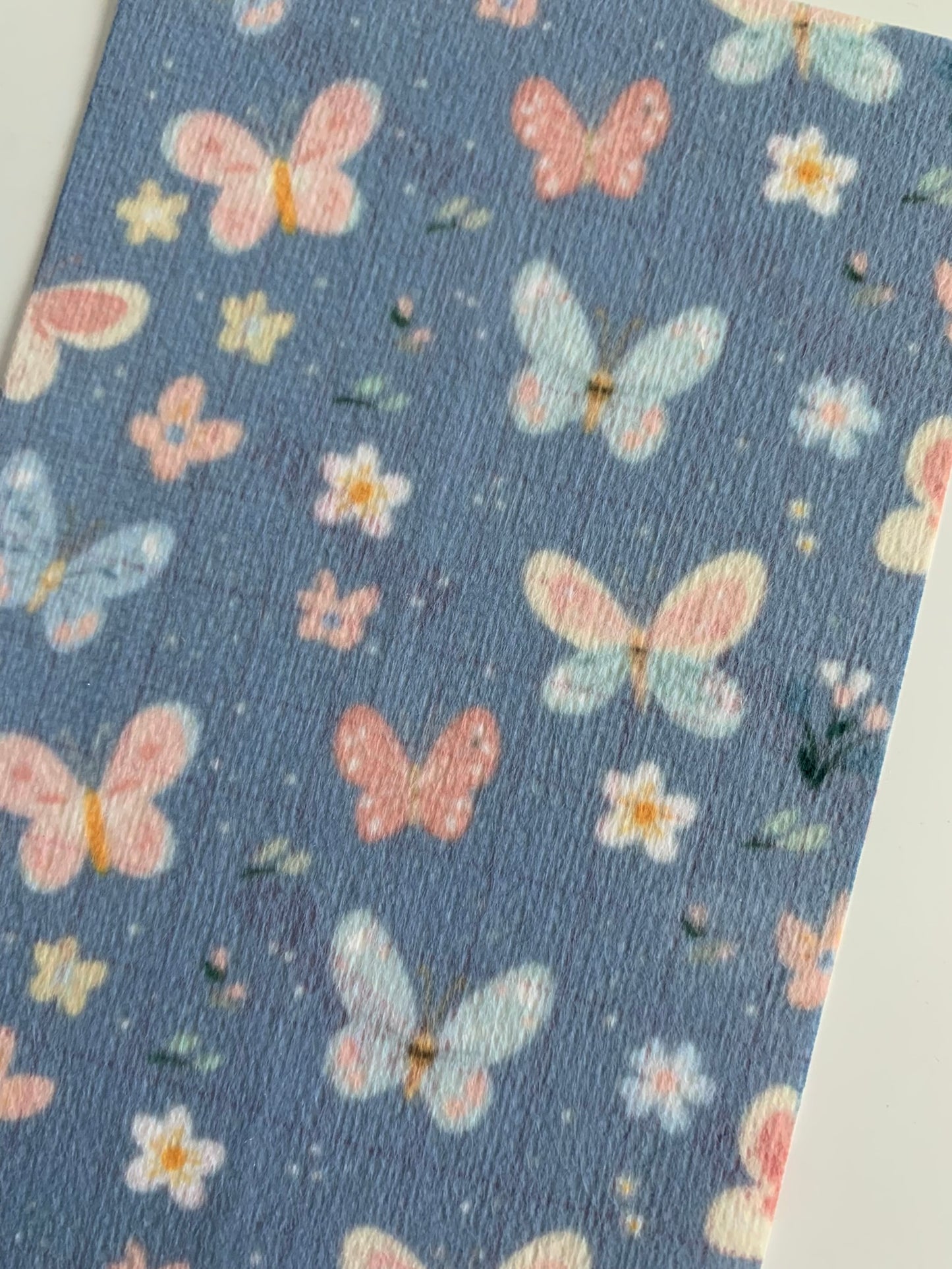 Spring Butterflies on Blue Tubie Tape