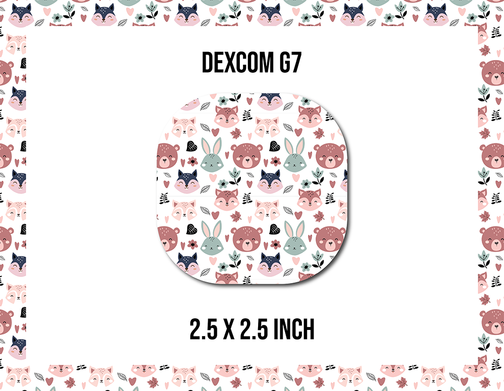 Boho Animals CGM Decorative Over Patch (No Hole)
