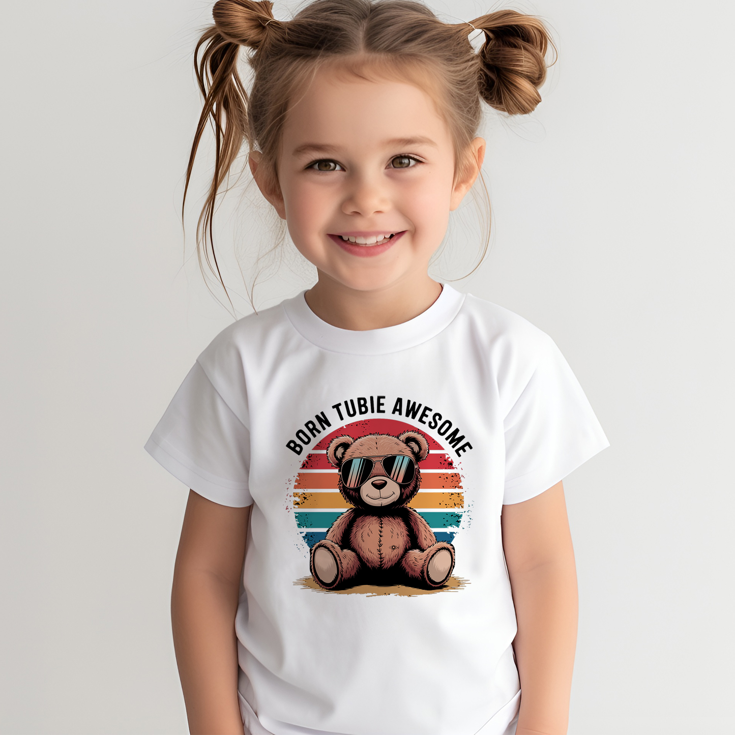 Born Tubie Aweseom Toddler Fine Jersey T-Shirt