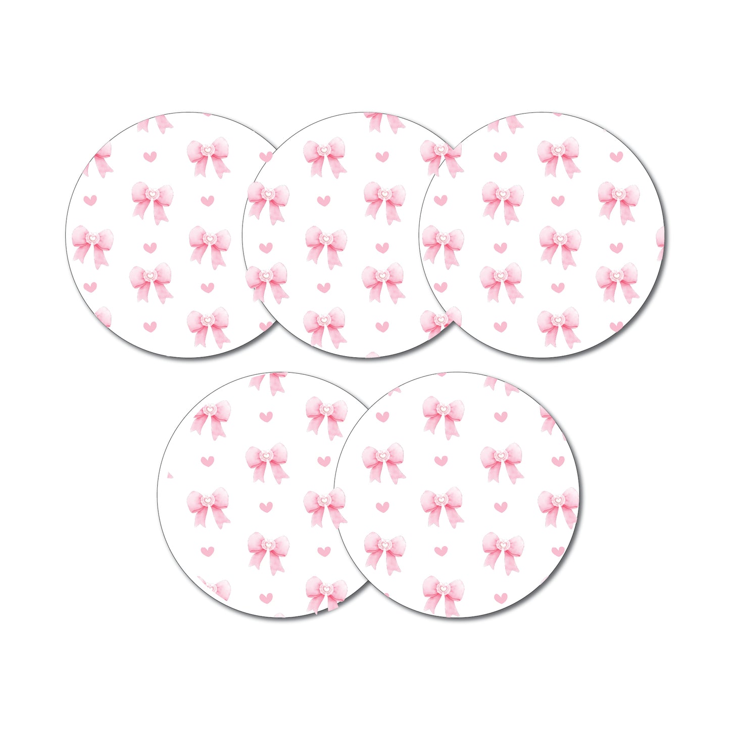 Coquette Bows 5 Pack CGM Patches