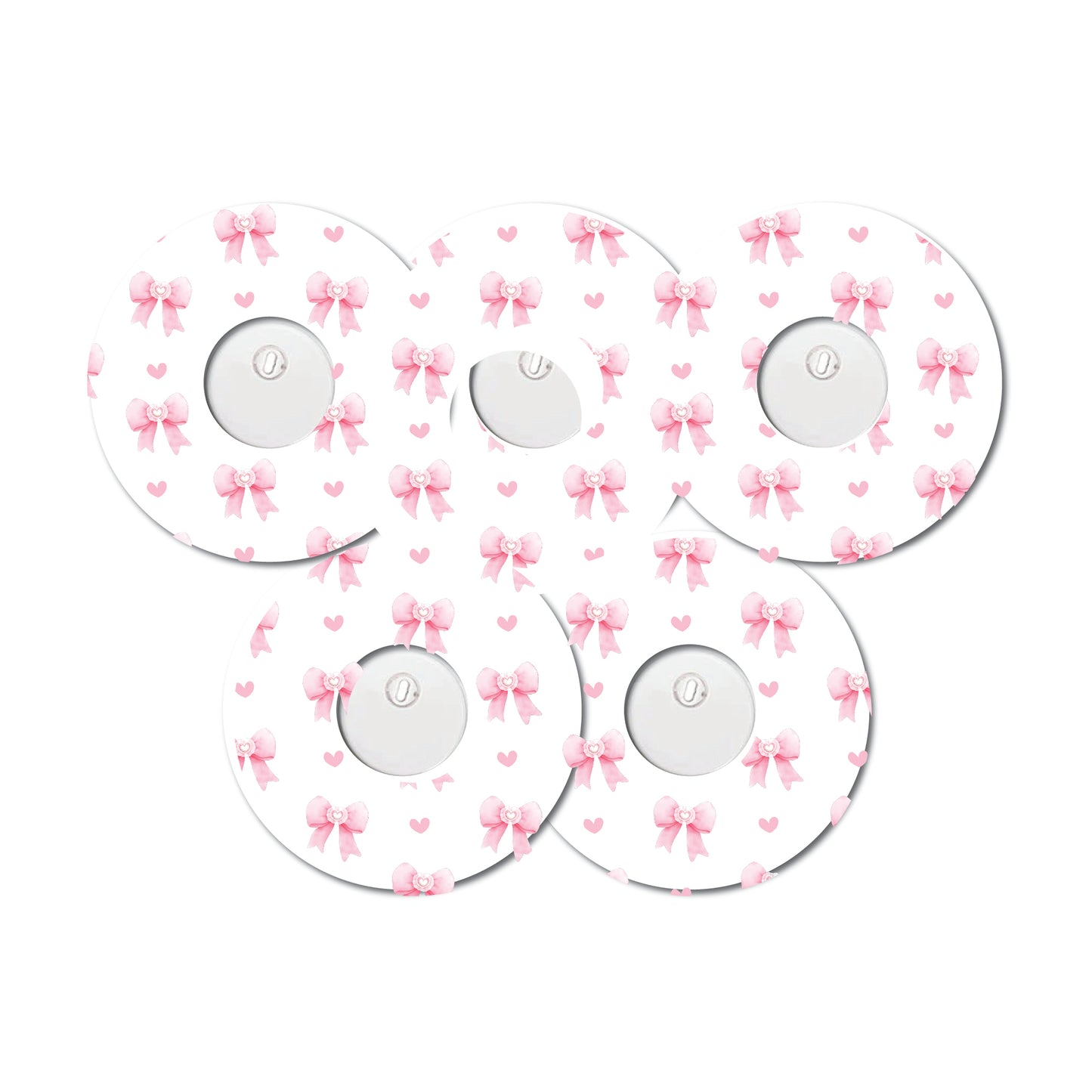 Coquette Bows 5 Pack CGM Patches