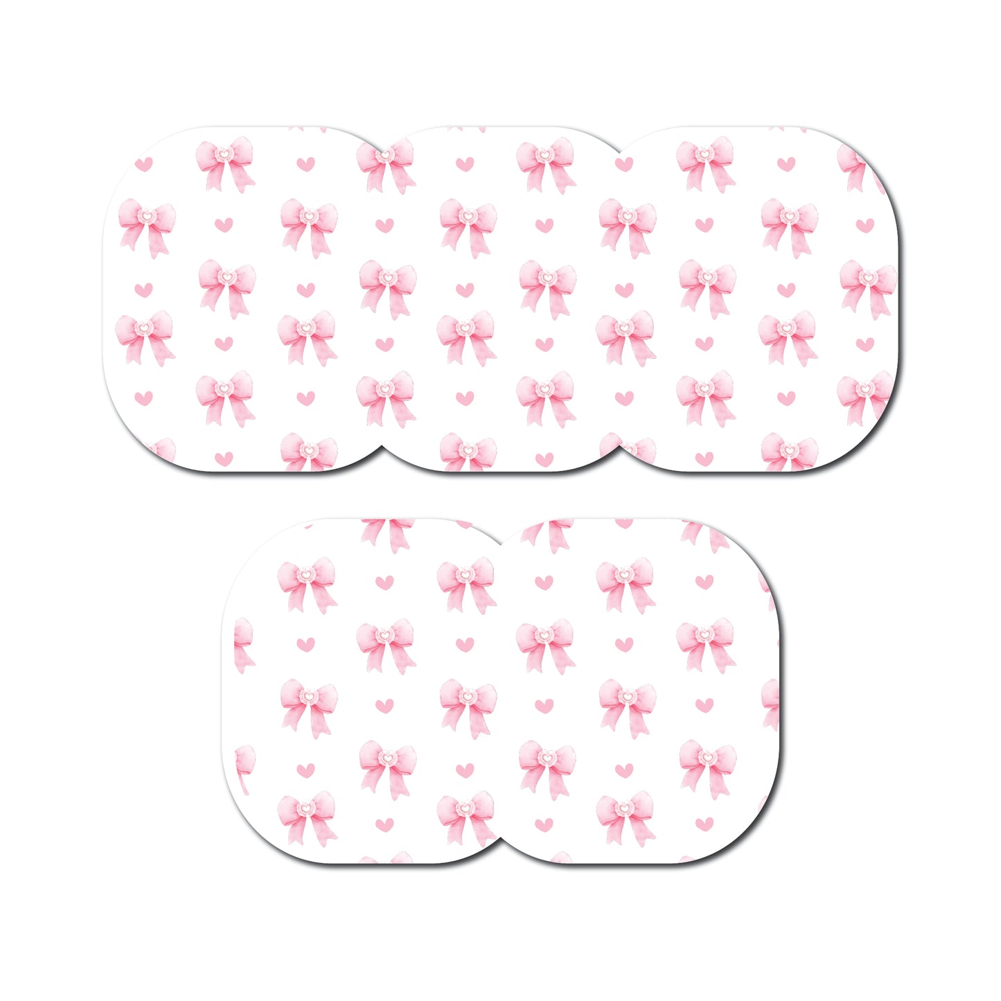 Coquette Bows 5 Pack CGM Patches