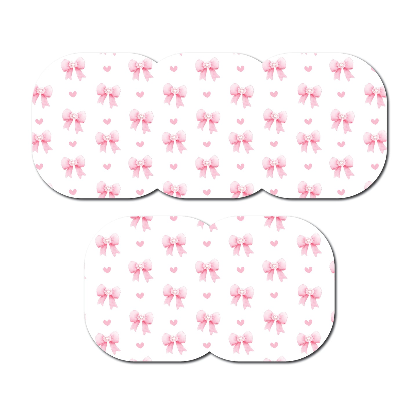 Coquette Bows 5 Pack CGM Patches