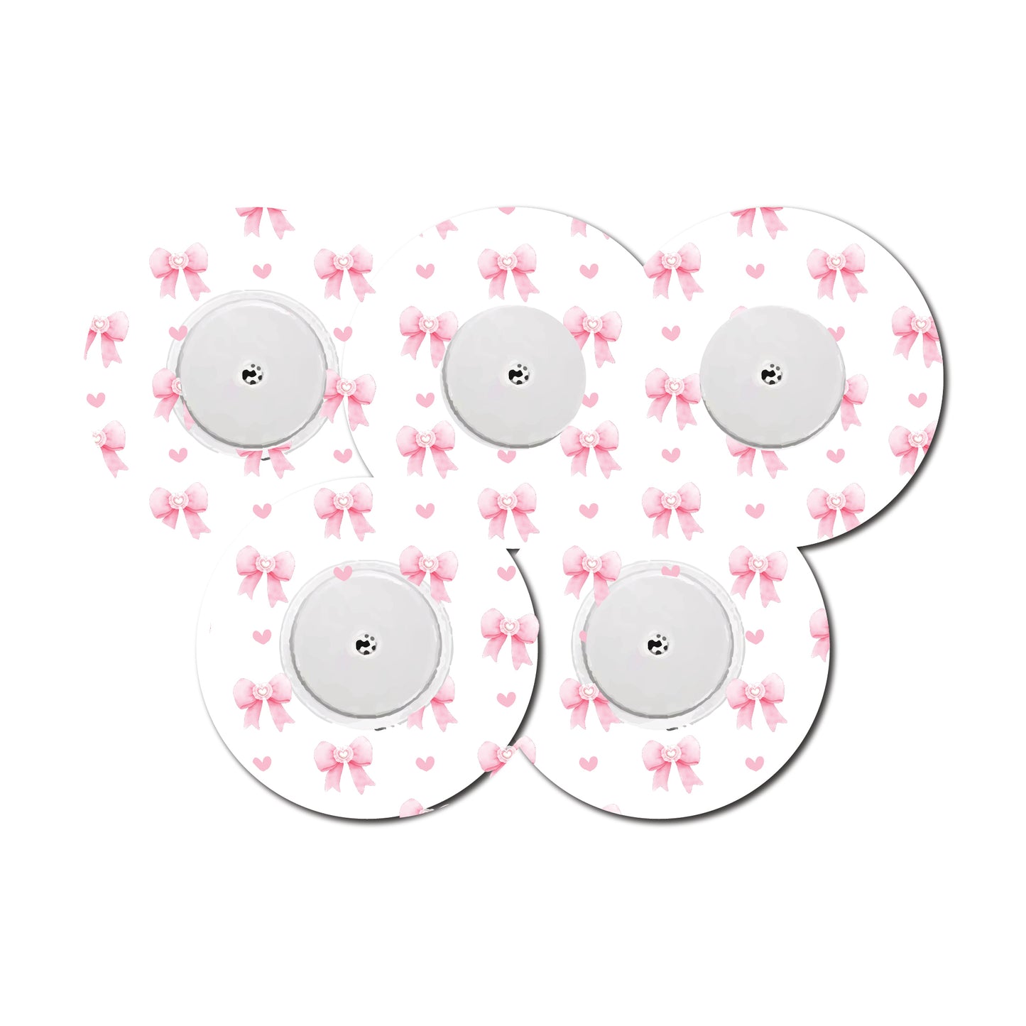Coquette Bows 5 Pack CGM Patches