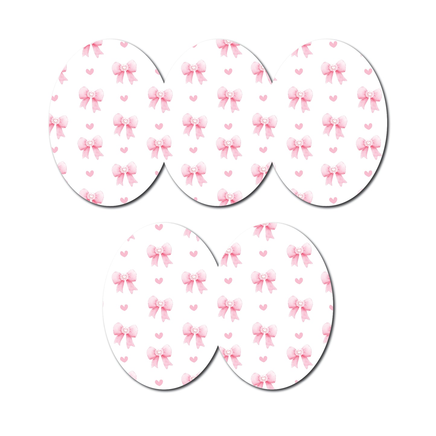 Coquette Bows 5 Pack CGM Patches