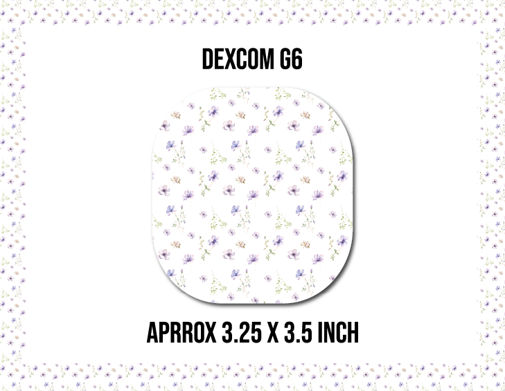 Sweet Flowers CGM Decorative Over Patch (No Hole)