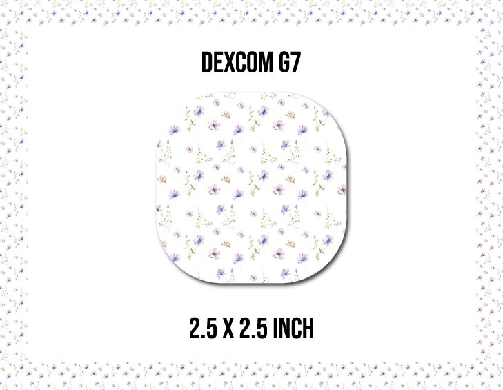 Sweet Flowers CGM Decorative Over Patch (No Hole)