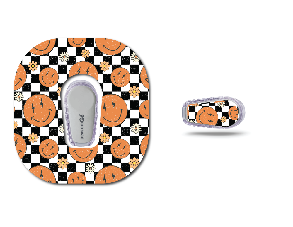 Checkered Smiles Retro CGM Set