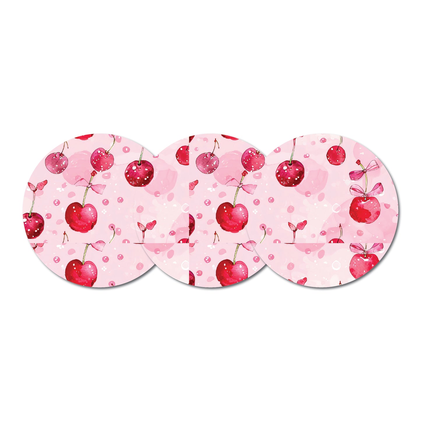 Cherry Coquette 3 Pack CGM Patches
