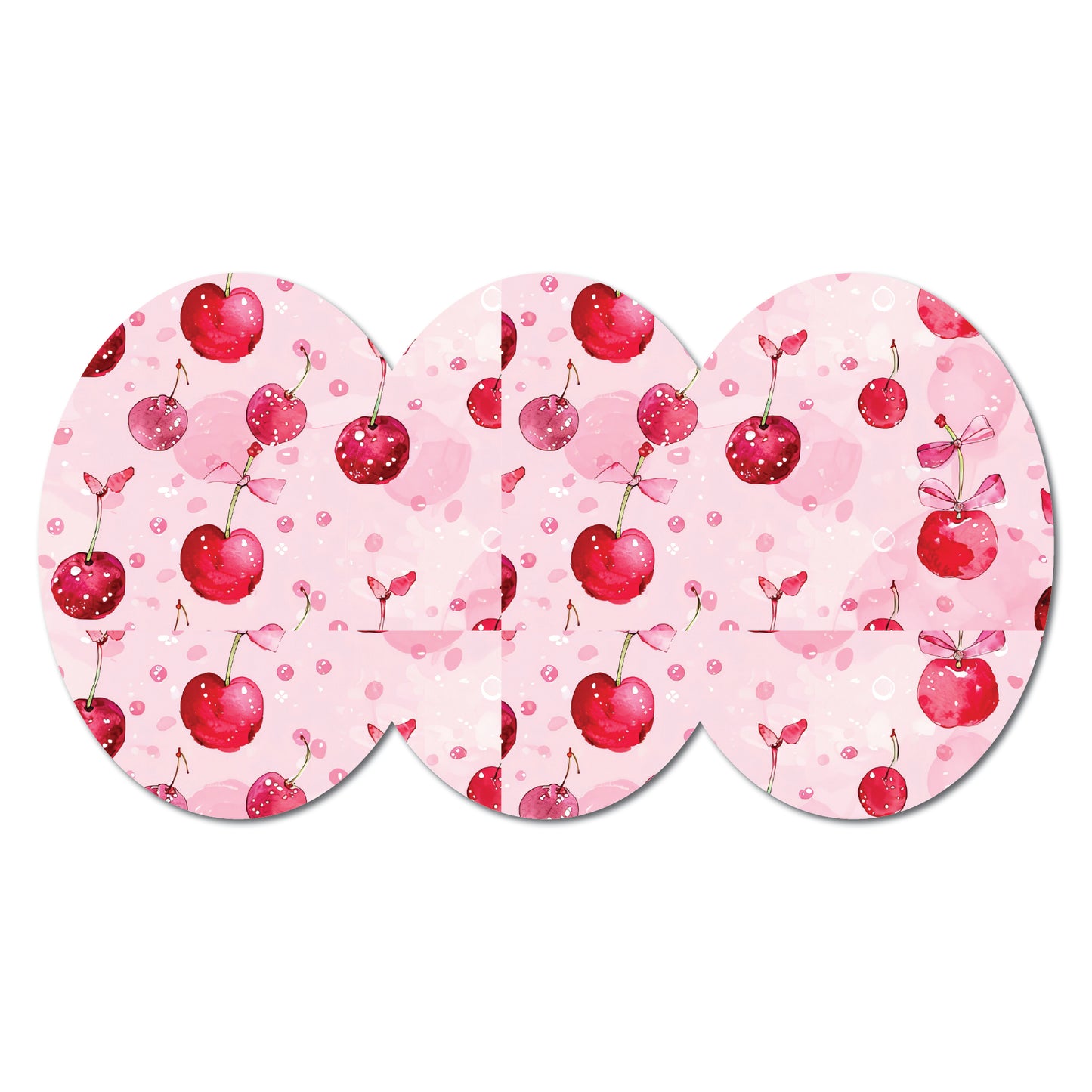 Cherry Coquette 3 Pack CGM Patches