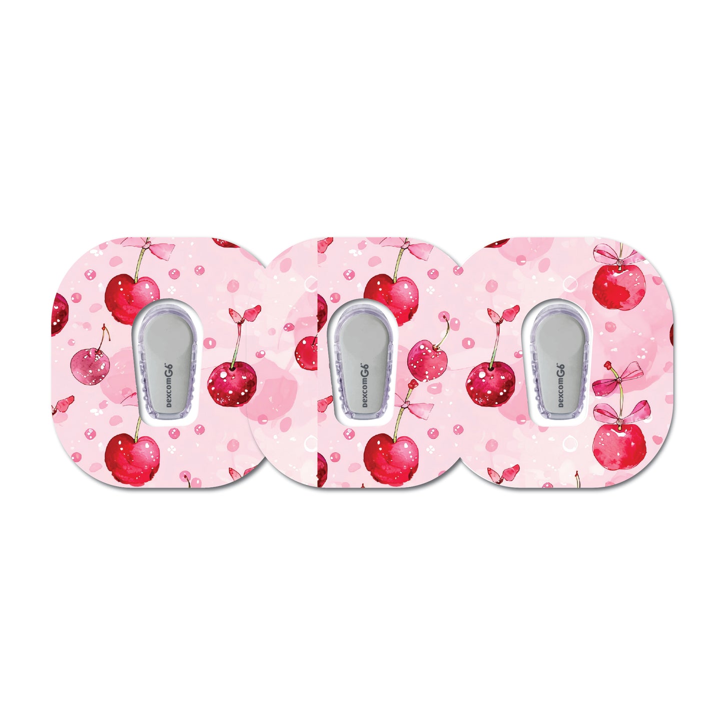 Cherry Coquette 3 Pack CGM Patches