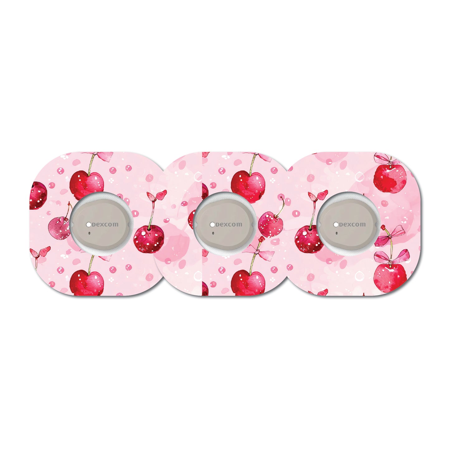 Cherry Coquette 3 Pack CGM Patches
