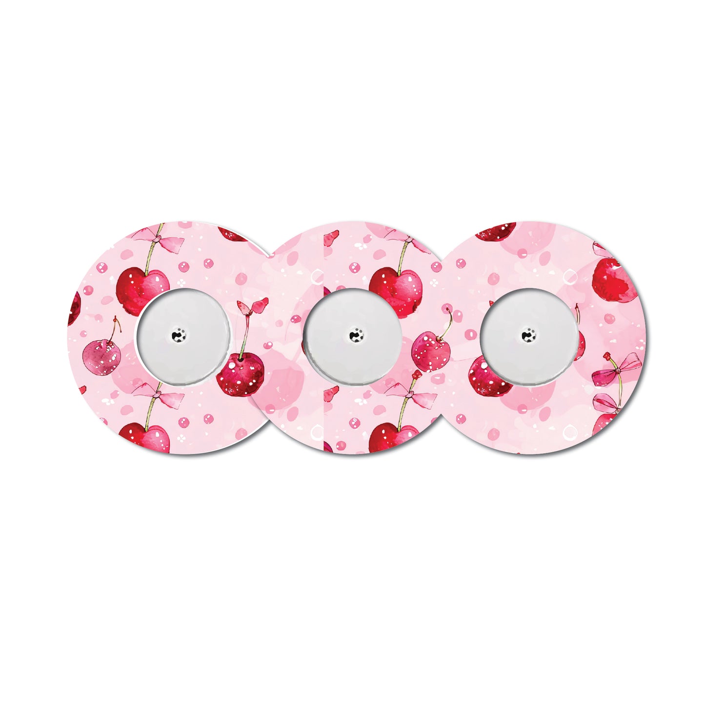 Cherry Coquette 3 Pack CGM Patches