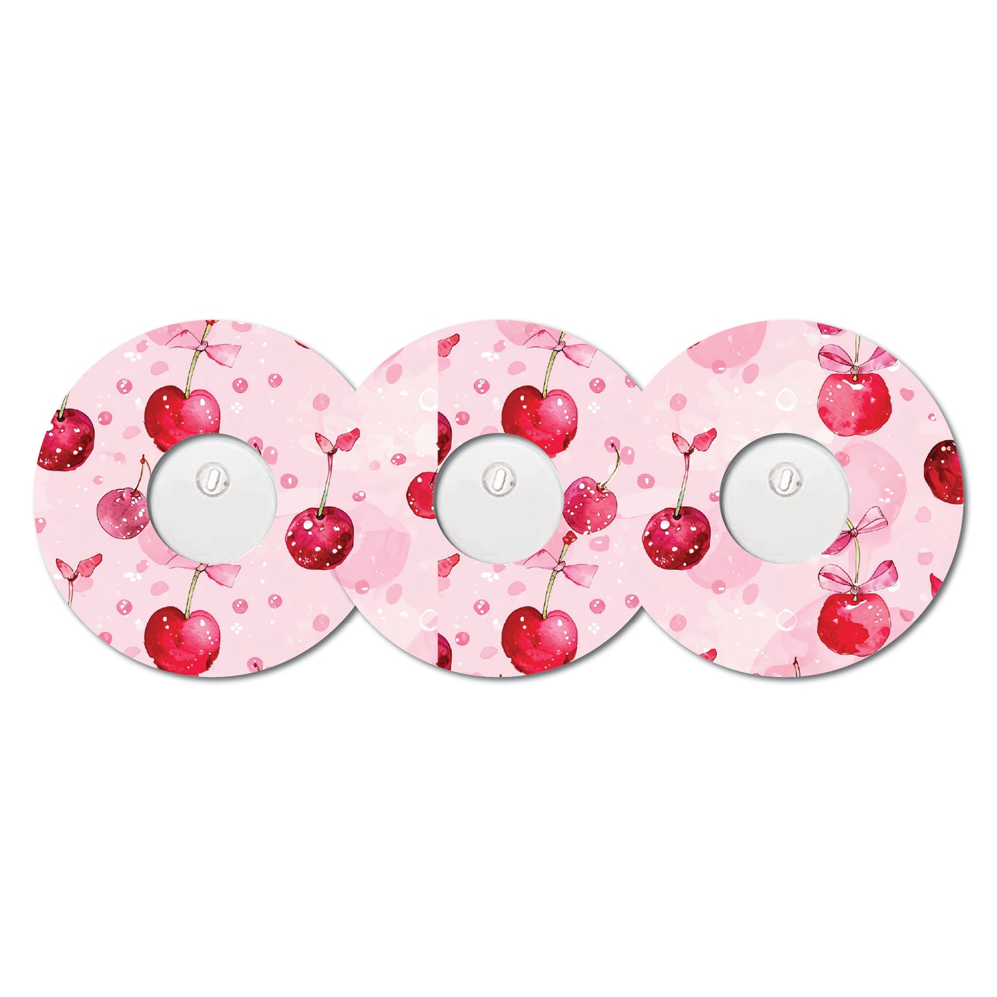 Cherry Coquette 3 Pack CGM Patches