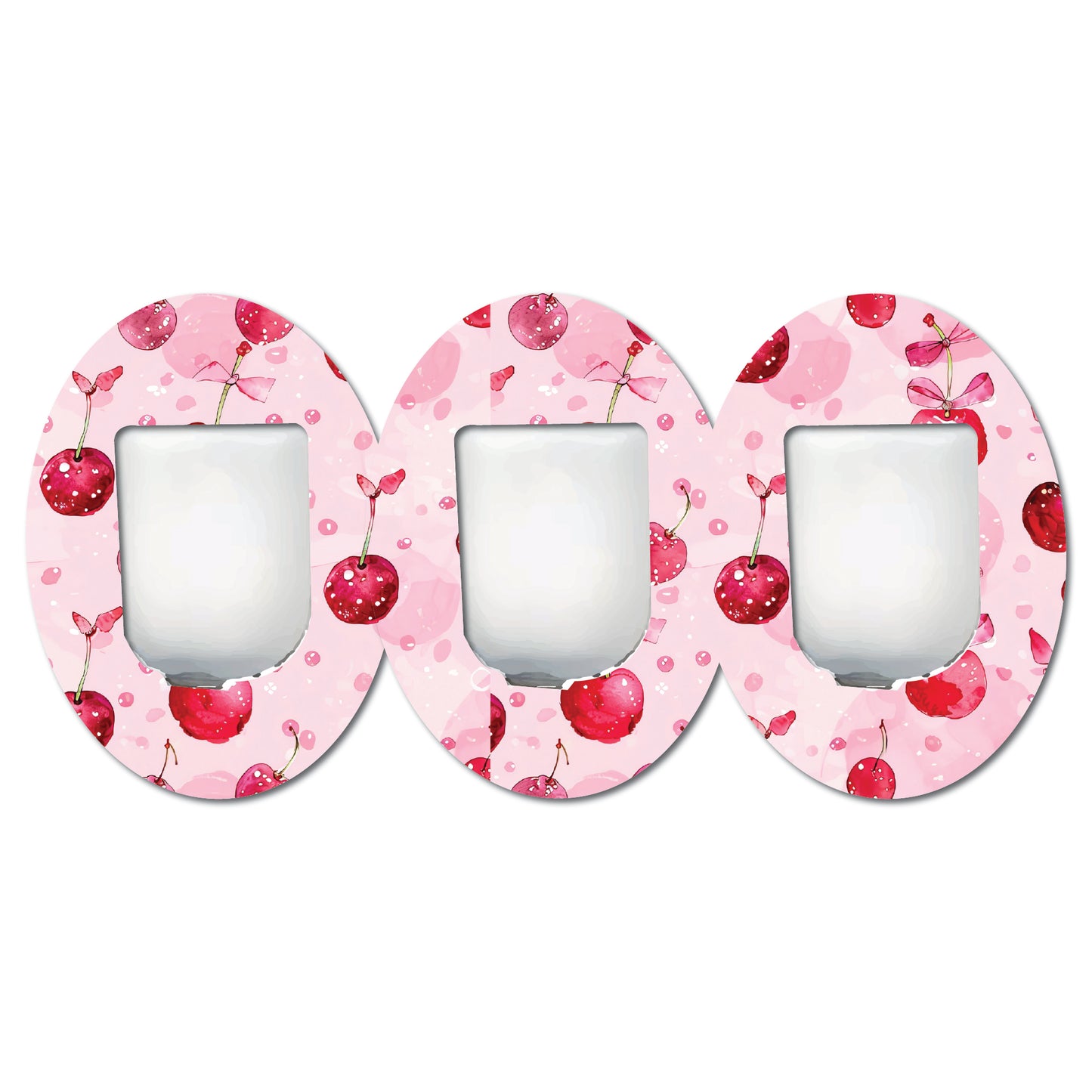 Cherry Coquette 3 Pack CGM Patches