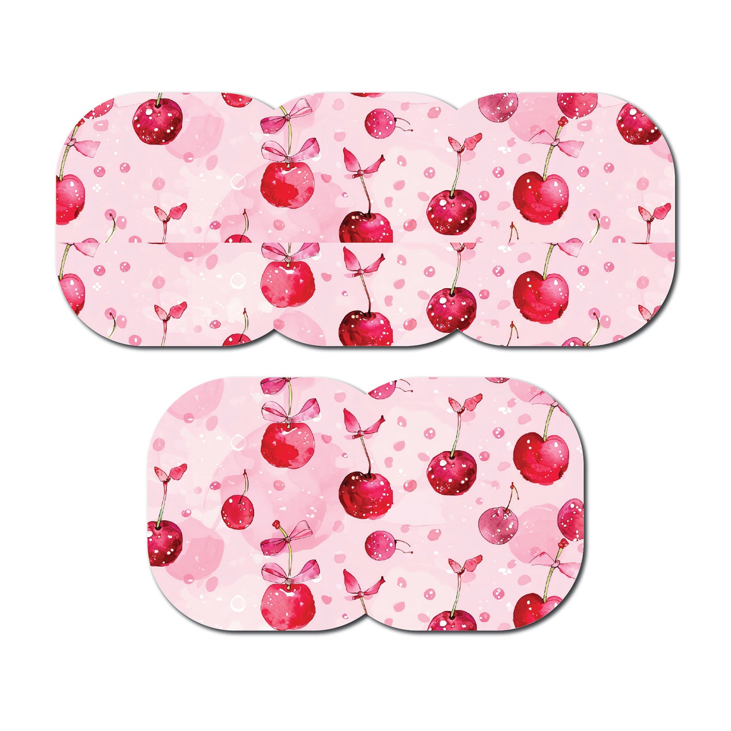 Cherry Coquette 5 Pack CGM Patches