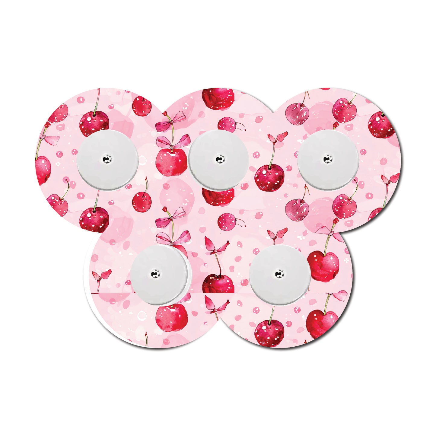 Cherry Coquette 5 Pack CGM Patches