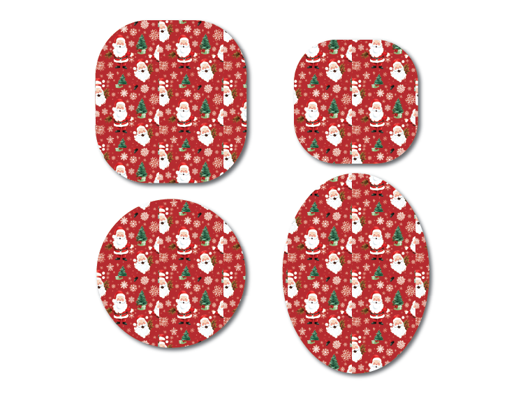 Classic Santa CGM Decorative Over Patch (No Hole)
