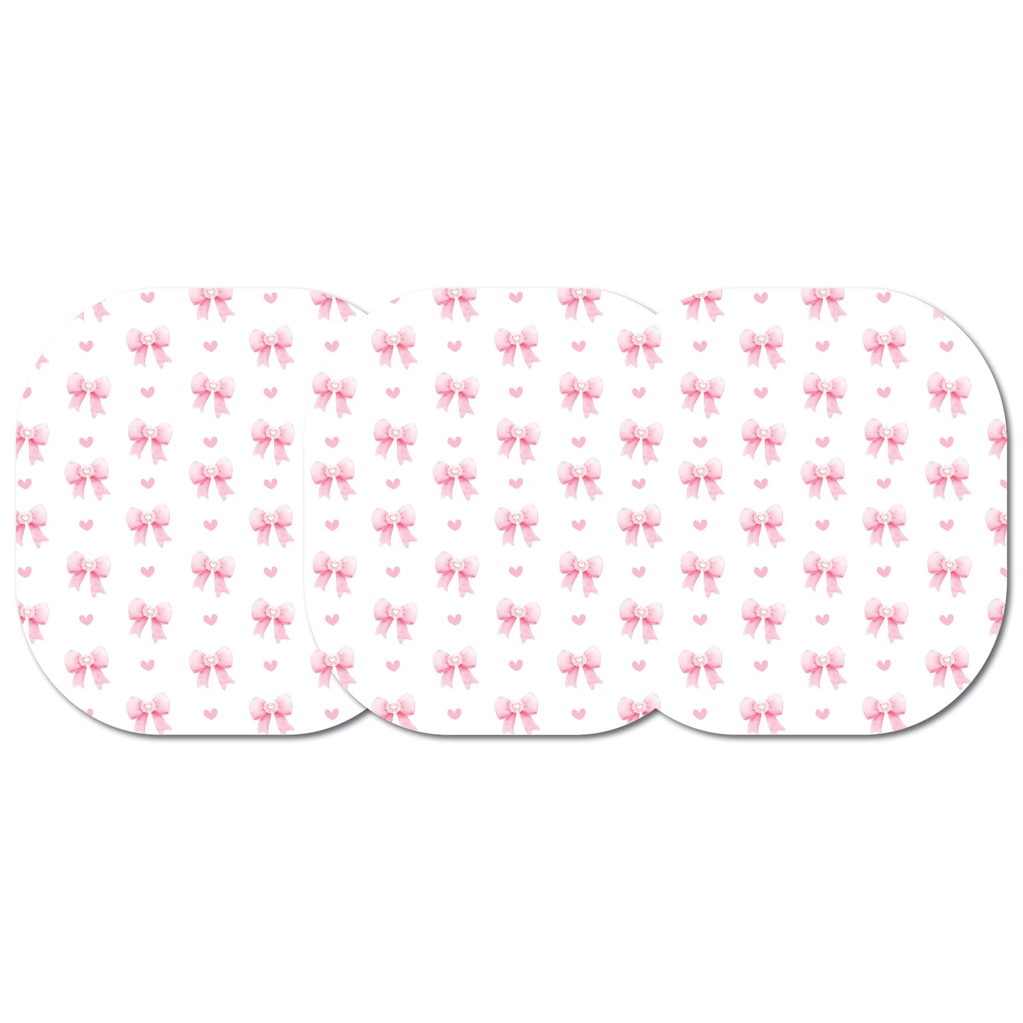 Coquette Bows 3 Pack CGM Patches