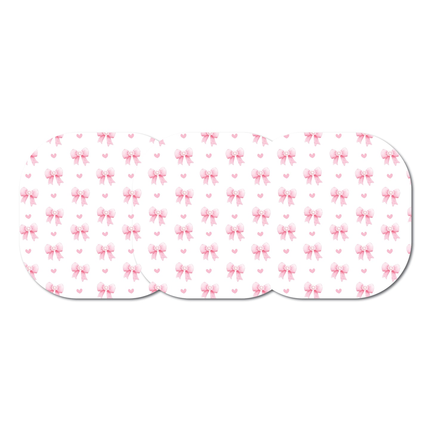 Coquette Bows 3 Pack CGM Patches