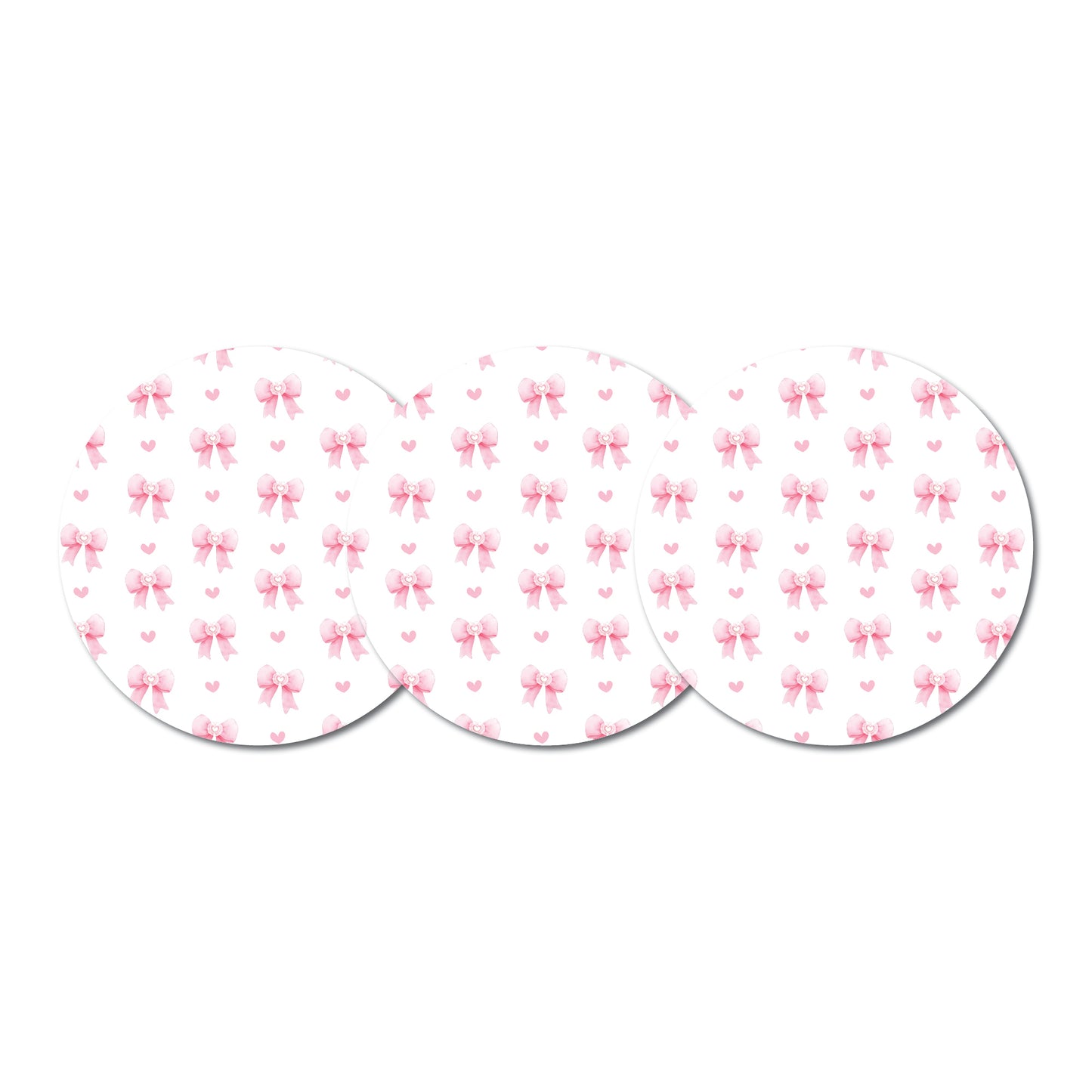 Coquette Bows 3 Pack CGM Patches