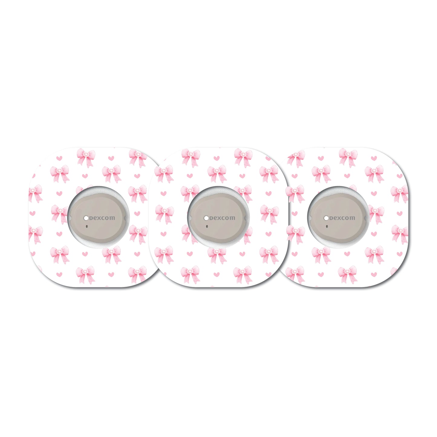 Coquette Bows 3 Pack CGM Patches