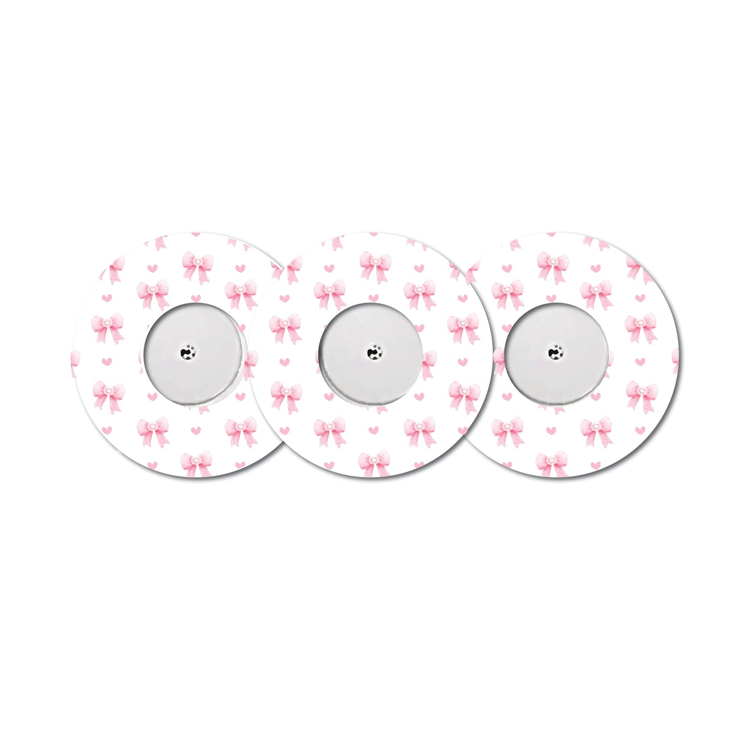 Coquette Bows 3 Pack CGM Patches