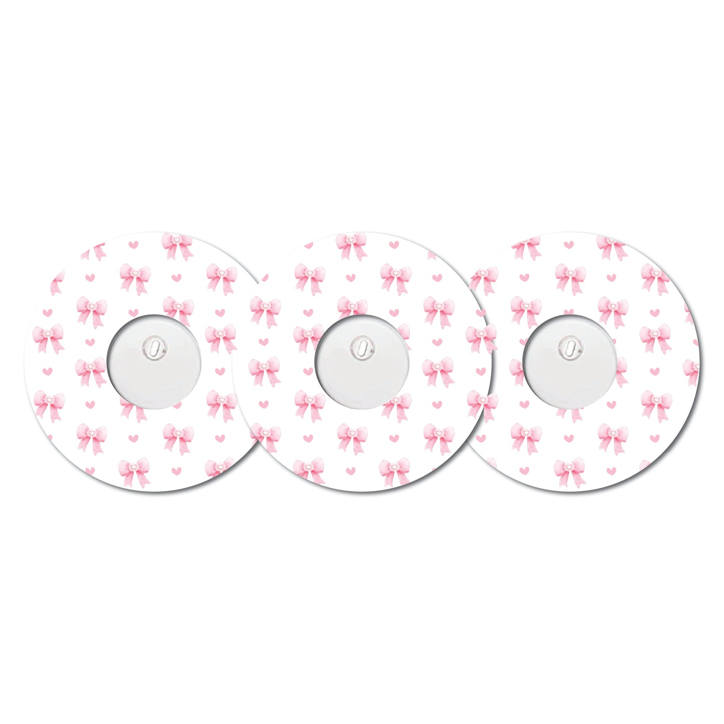 Coquette Bows 3 Pack CGM Patches