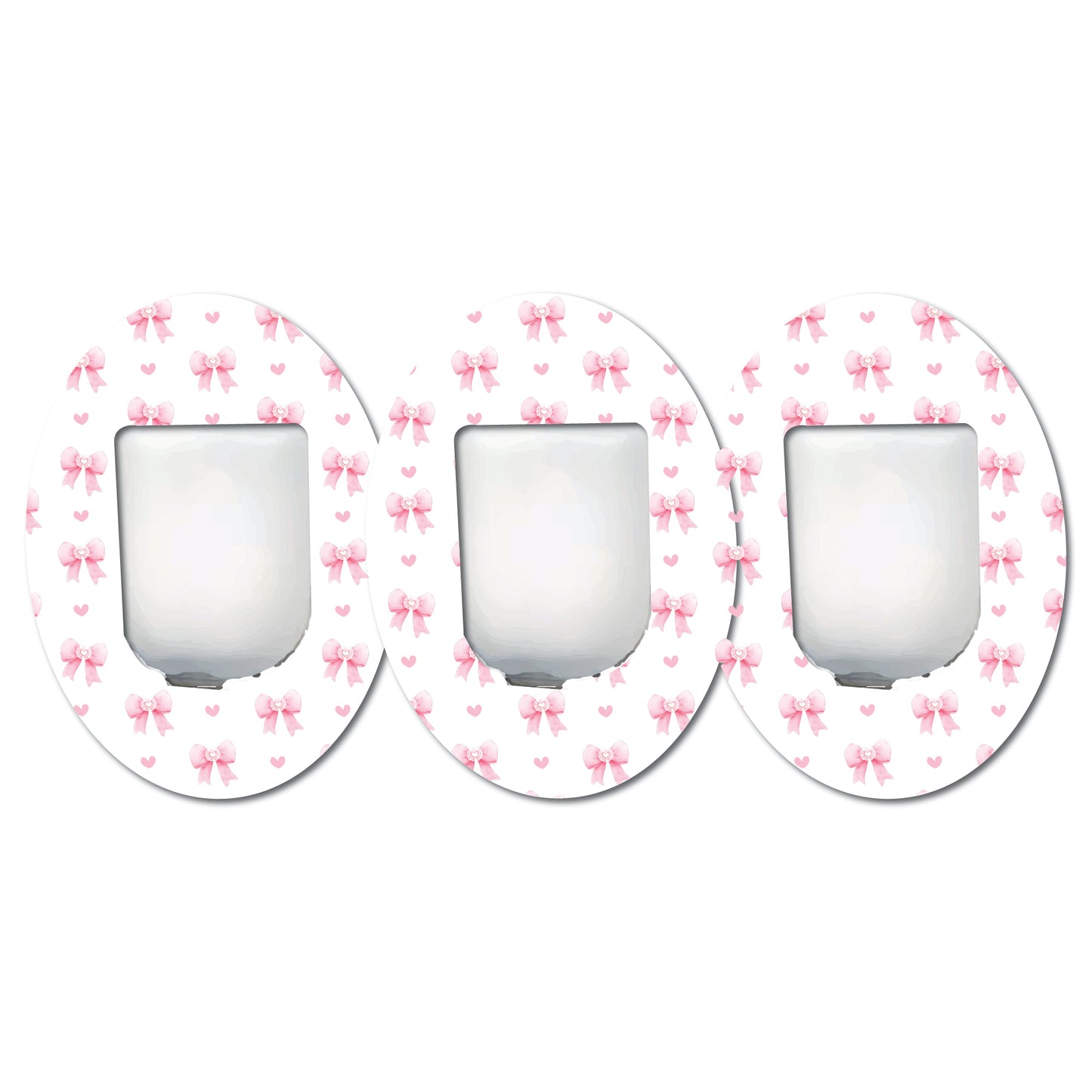 Coquette Bows 3 Pack CGM Patches