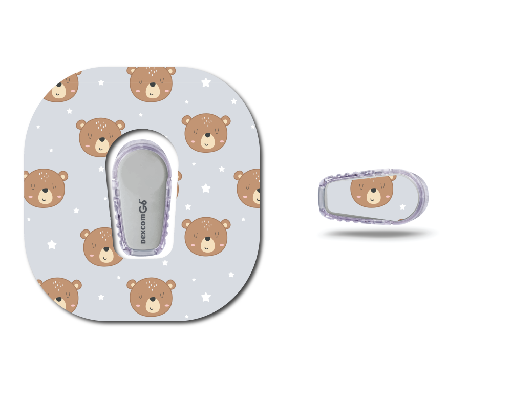 Cute Bears and Stars CGM Set