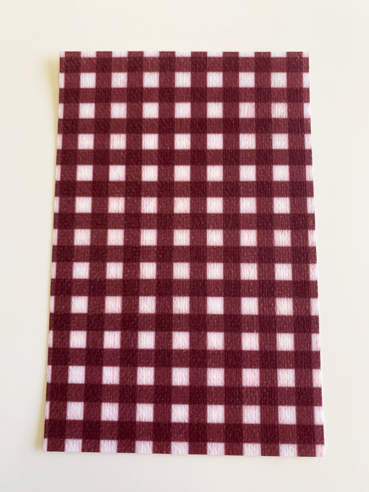 Purple Gingham Tubie Tape (Assorted Shades)