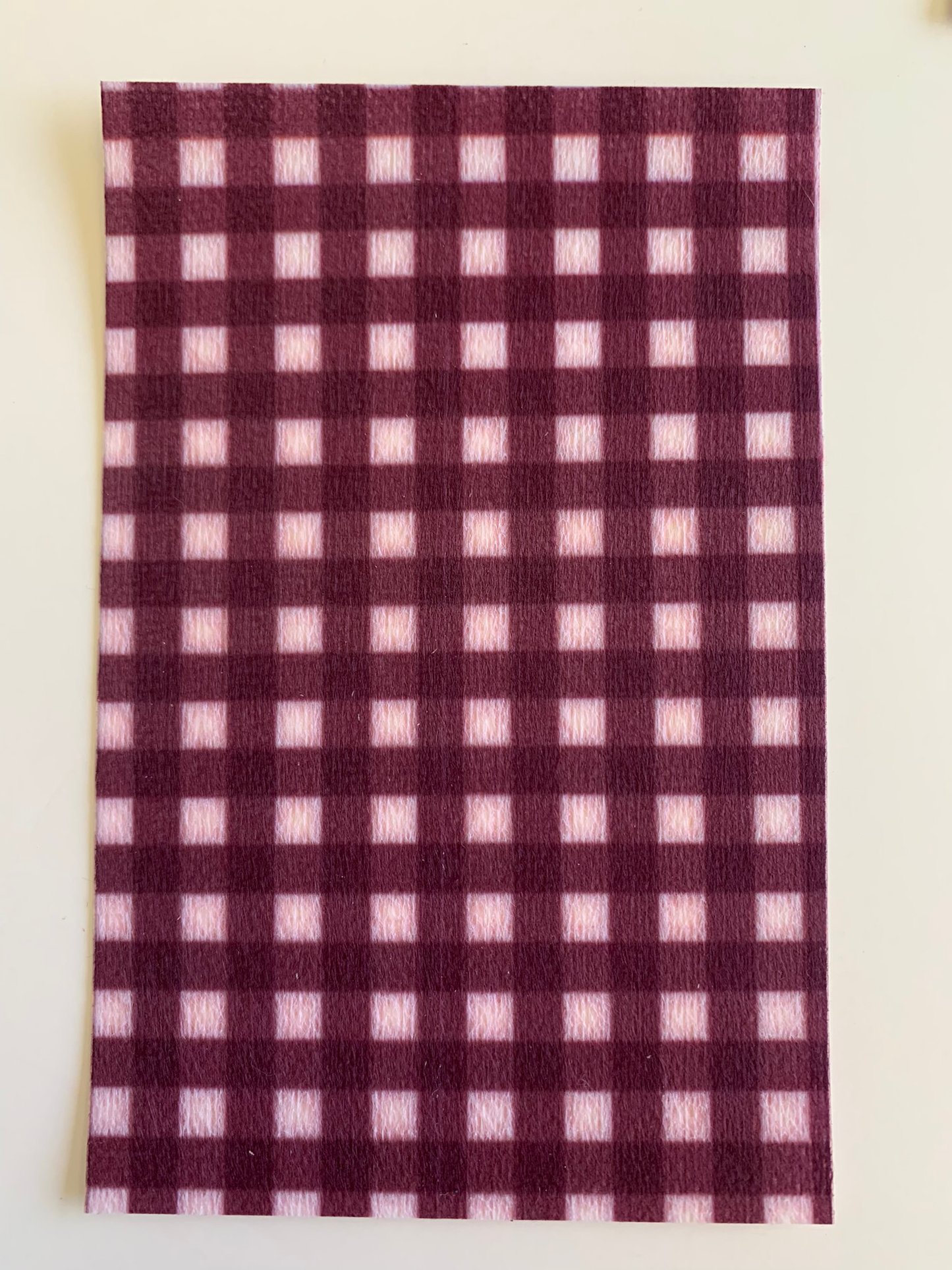 Purple Gingham Tubie Tape (Assorted Shades)