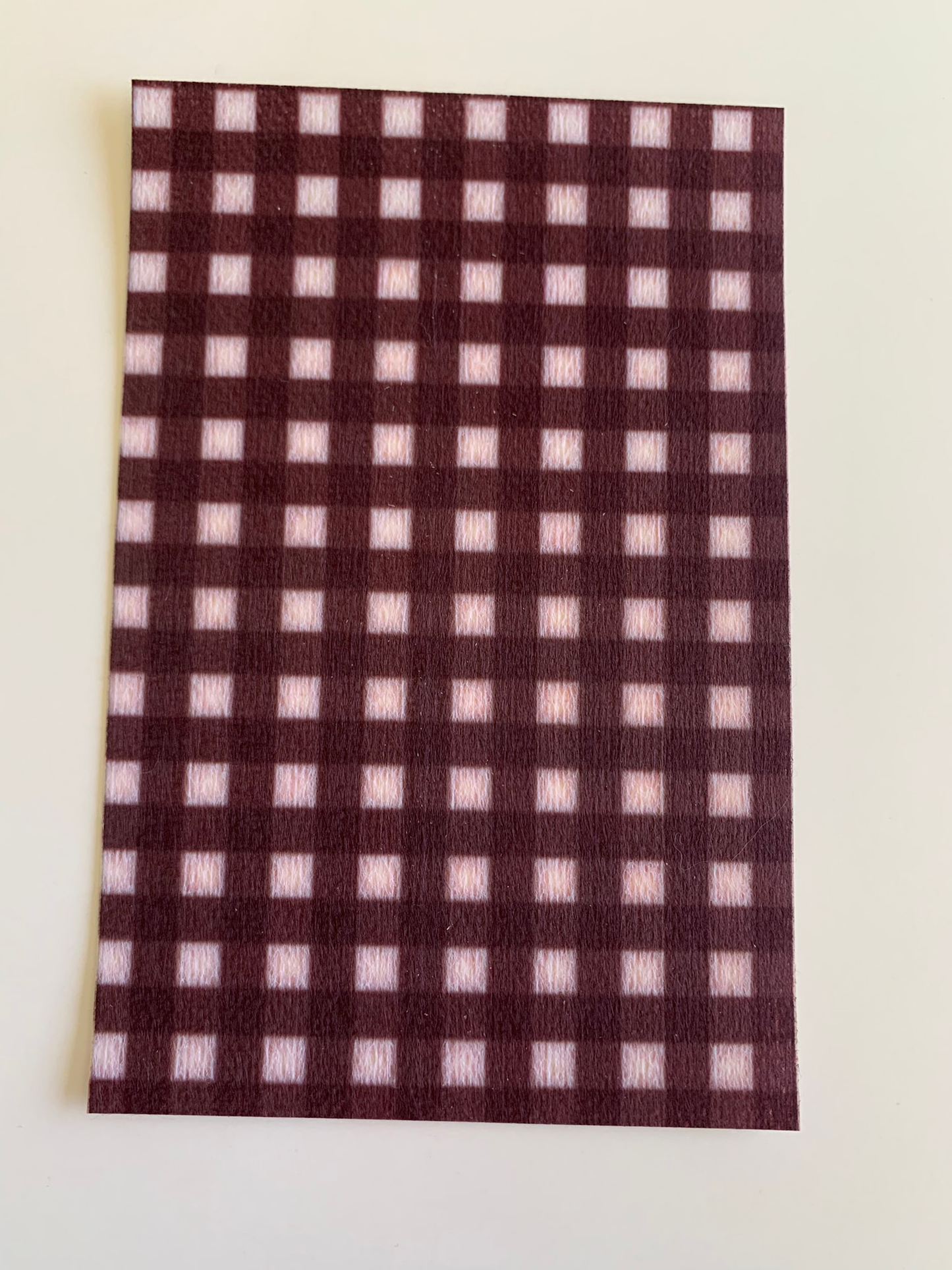 Purple Gingham Tubie Tape (Assorted Shades)