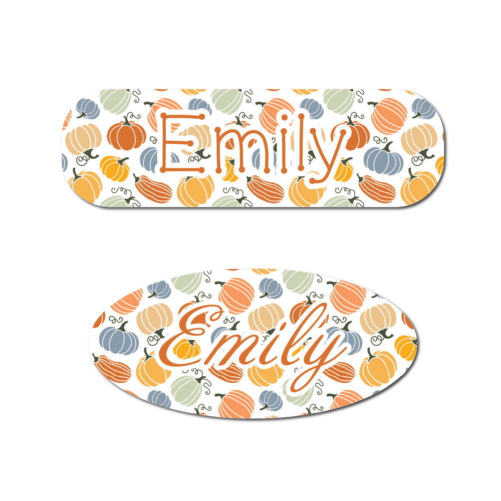 Fall Pumpkins Infinity or Kangaroo Joey Feeding Pump Sticker Decal