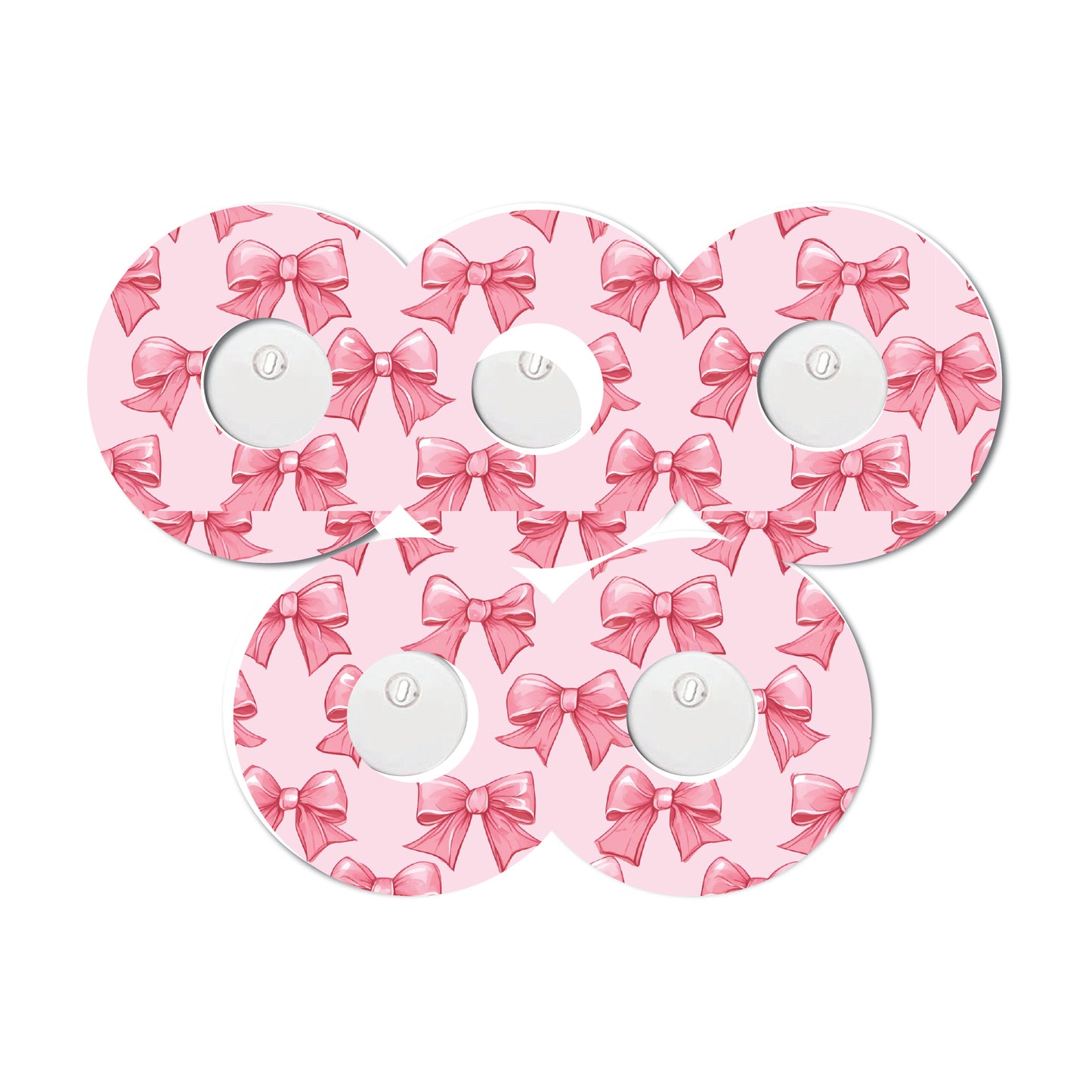Pretty Coquette Bows 5 Pack CGM Patches