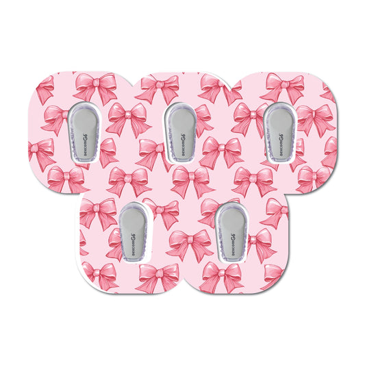 Pretty Coquette Bows 5 Pack CGM Patches