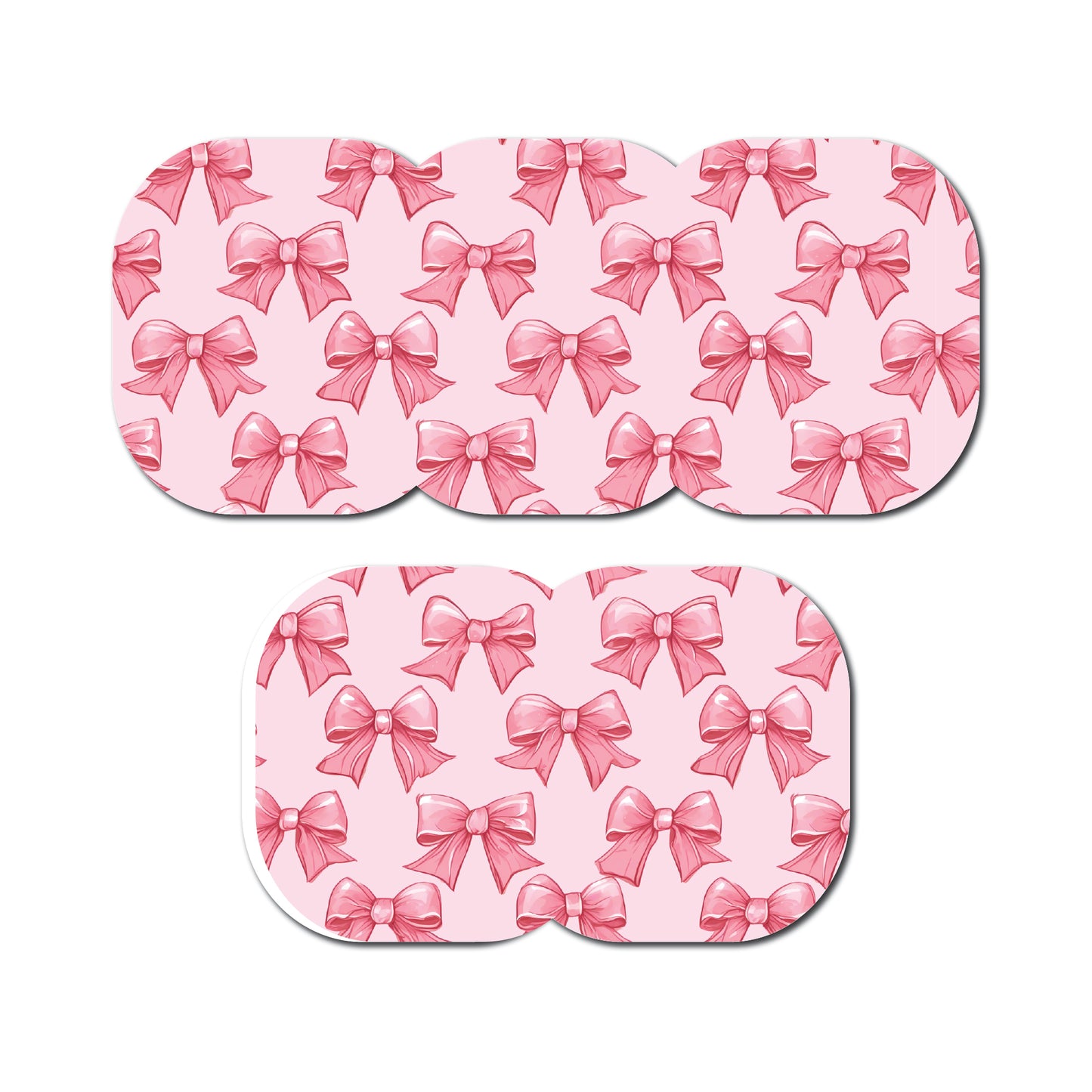 Pretty Coquette Bows 5 Pack CGM Patches