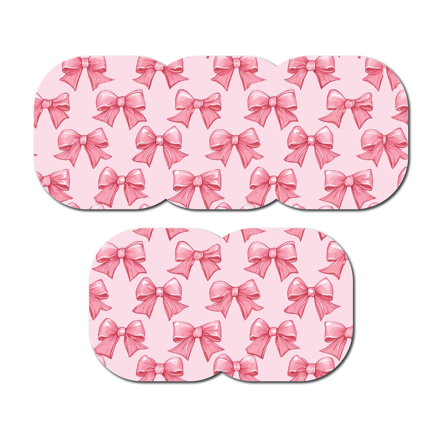 Pretty Coquette Bows 5 Pack CGM Patches