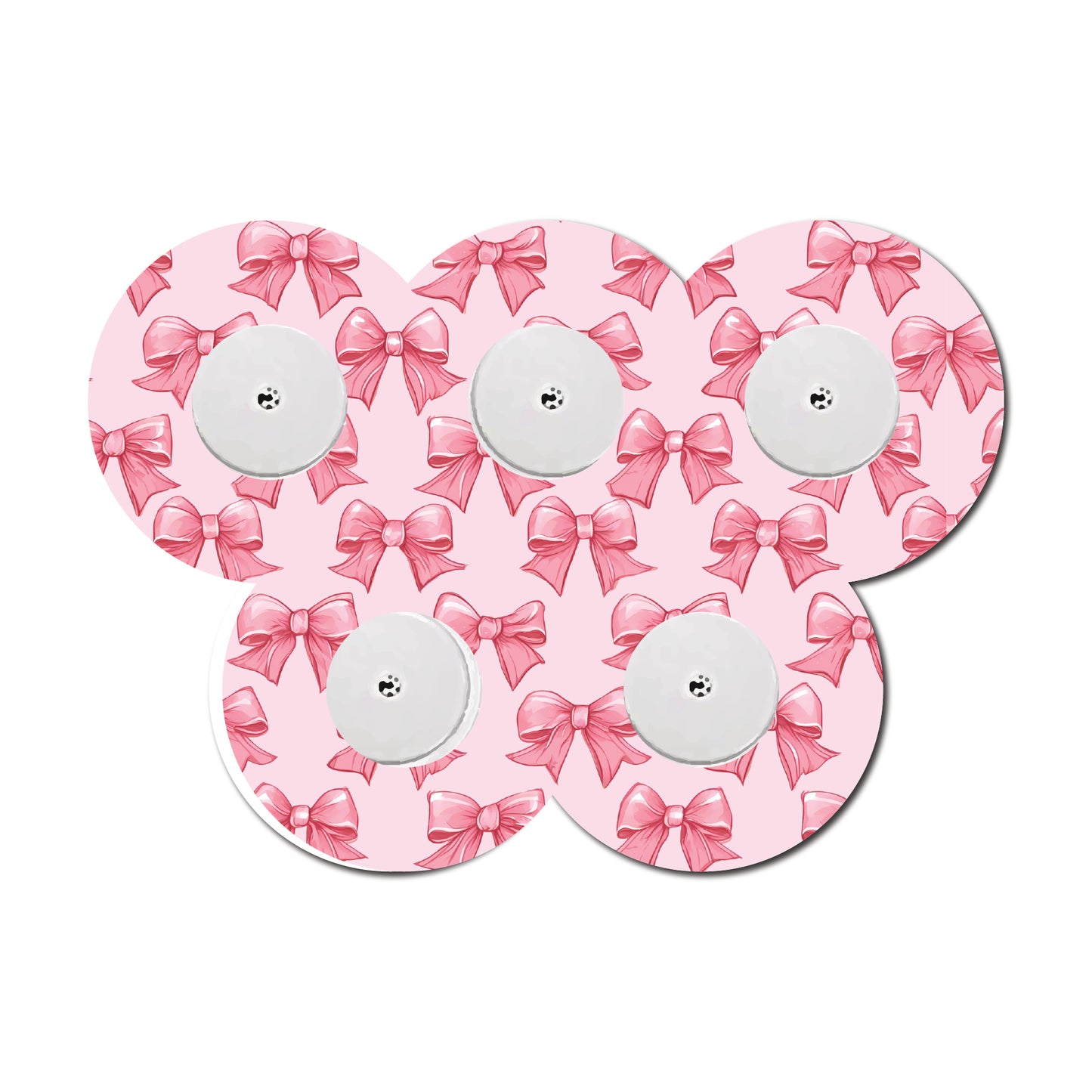 Pretty Coquette Bows 5 Pack CGM Patches