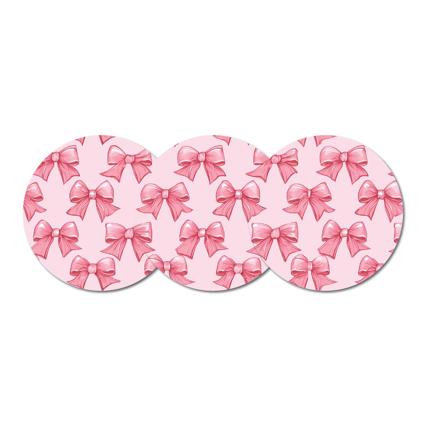 Pretty Coquette Bows 3 Pack CGM Patches
