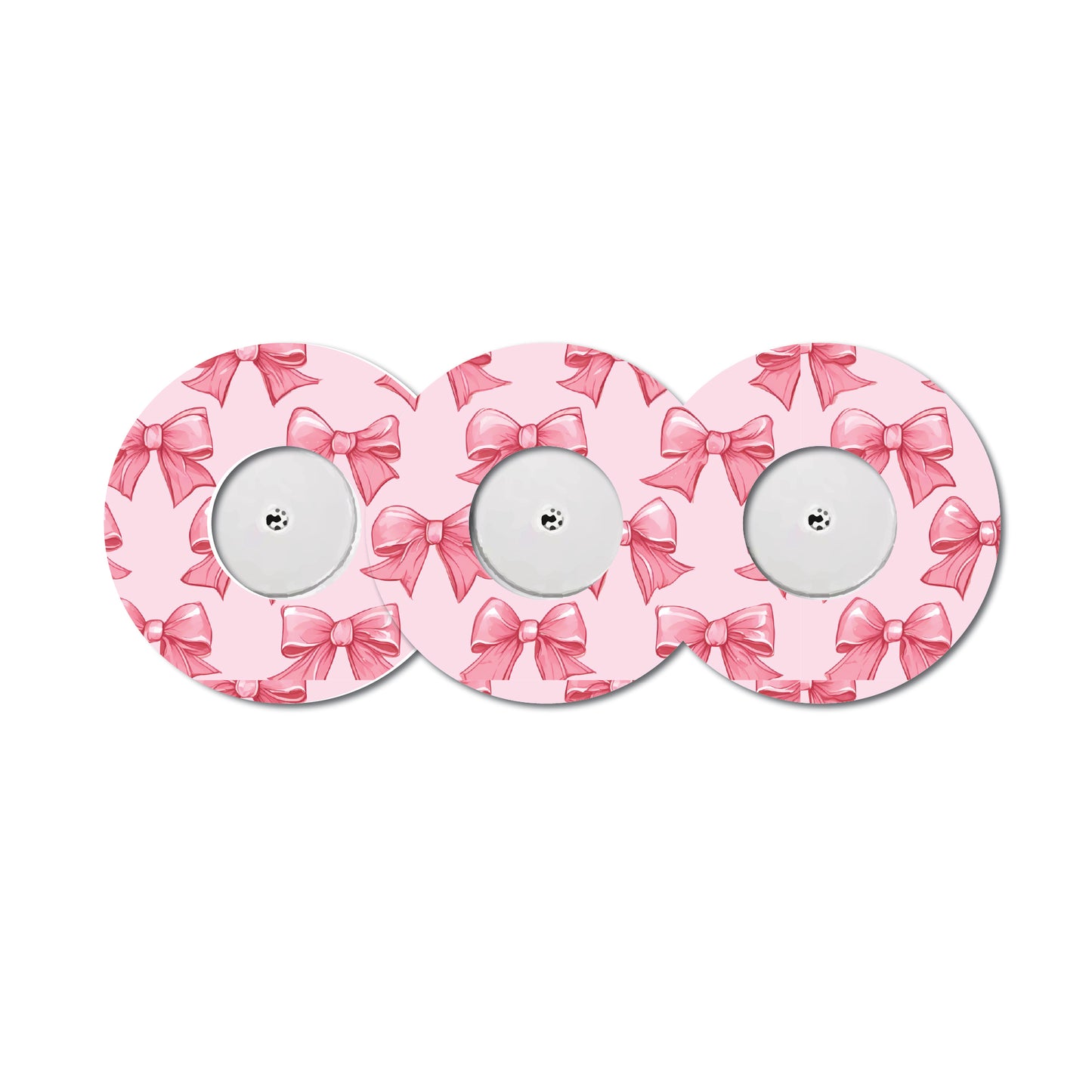 Pretty Coquette Bows 3 Pack CGM Patches