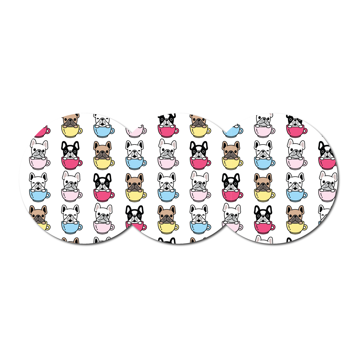 Puppies in Mugs 3 Pack CGM Patches