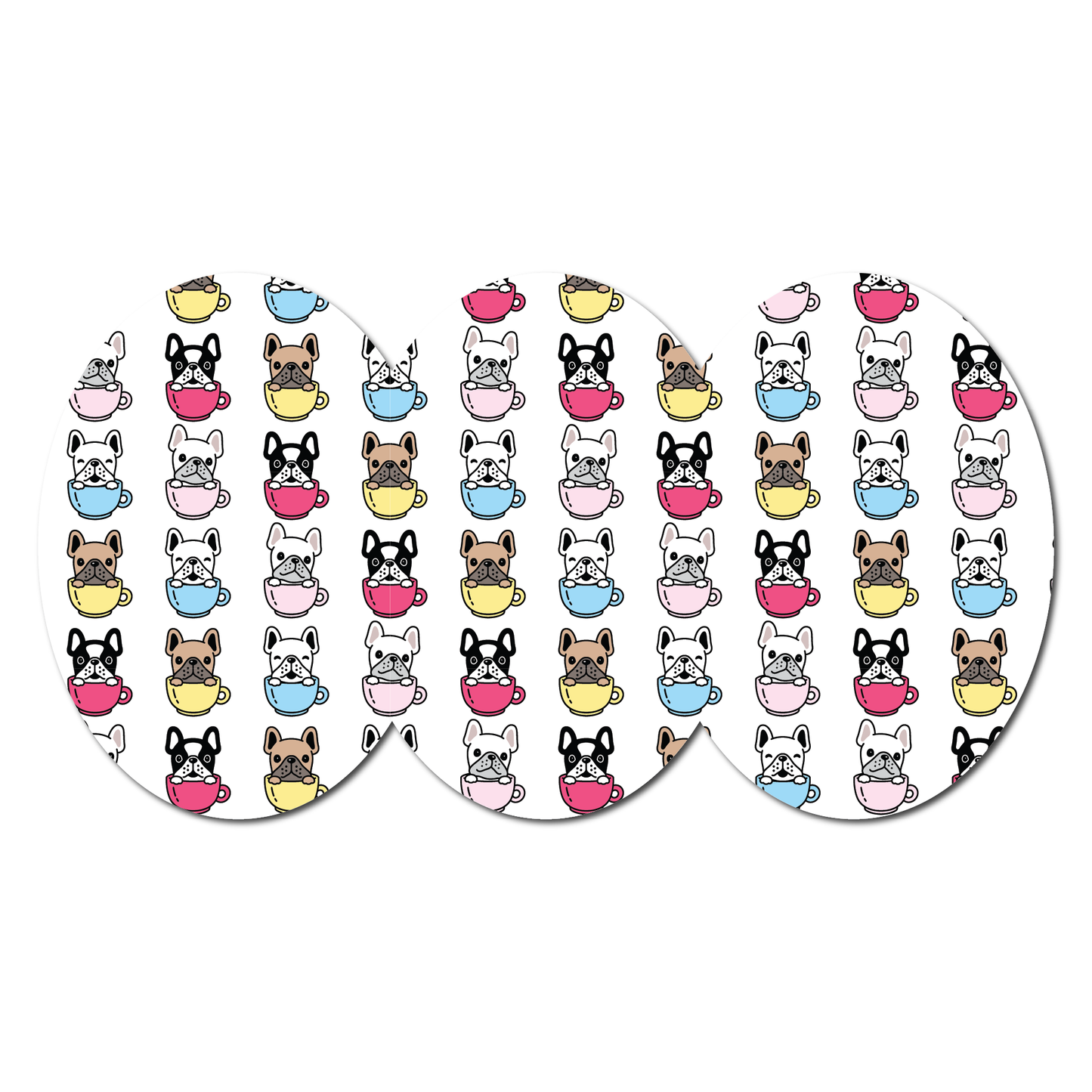 Puppies in Mugs 3 Pack CGM Patches