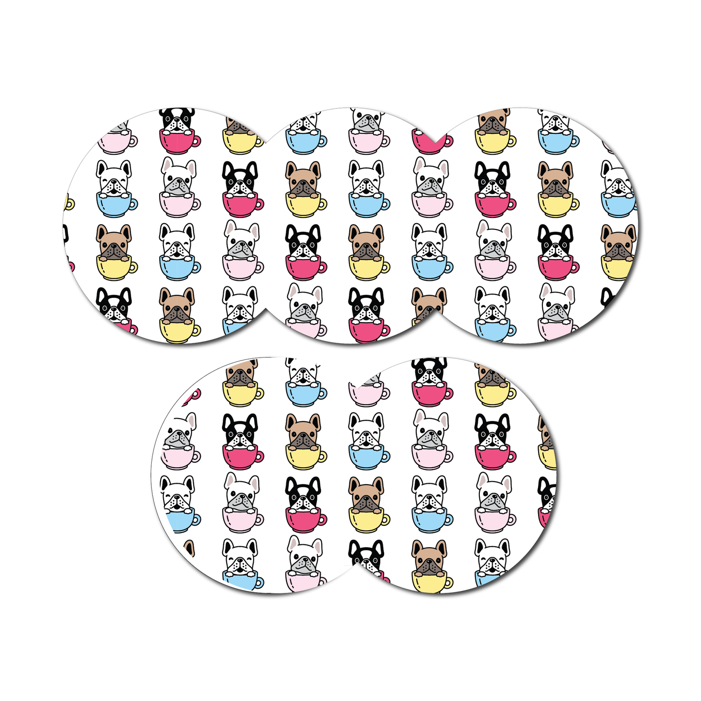 Puppies in Mugs 5 Pack CGM Patches