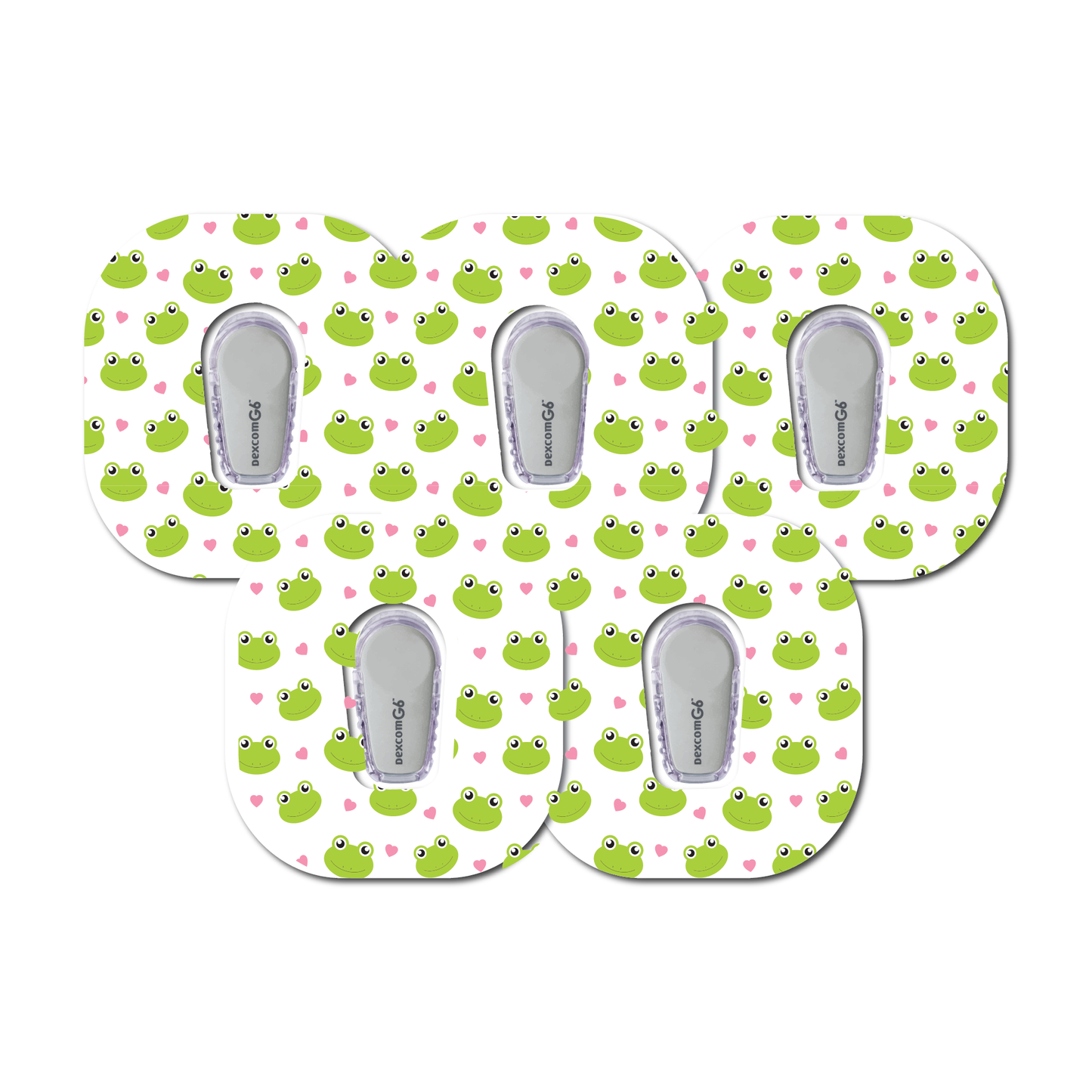 Frogs 5 Pack CGM Patches