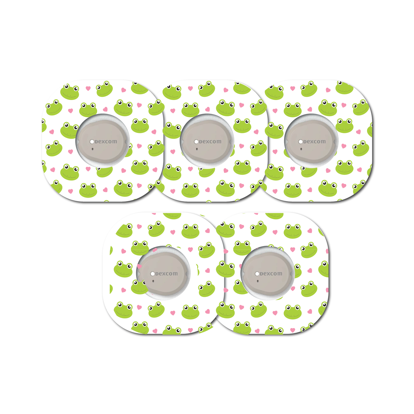 Frogs 5 Pack CGM Patches